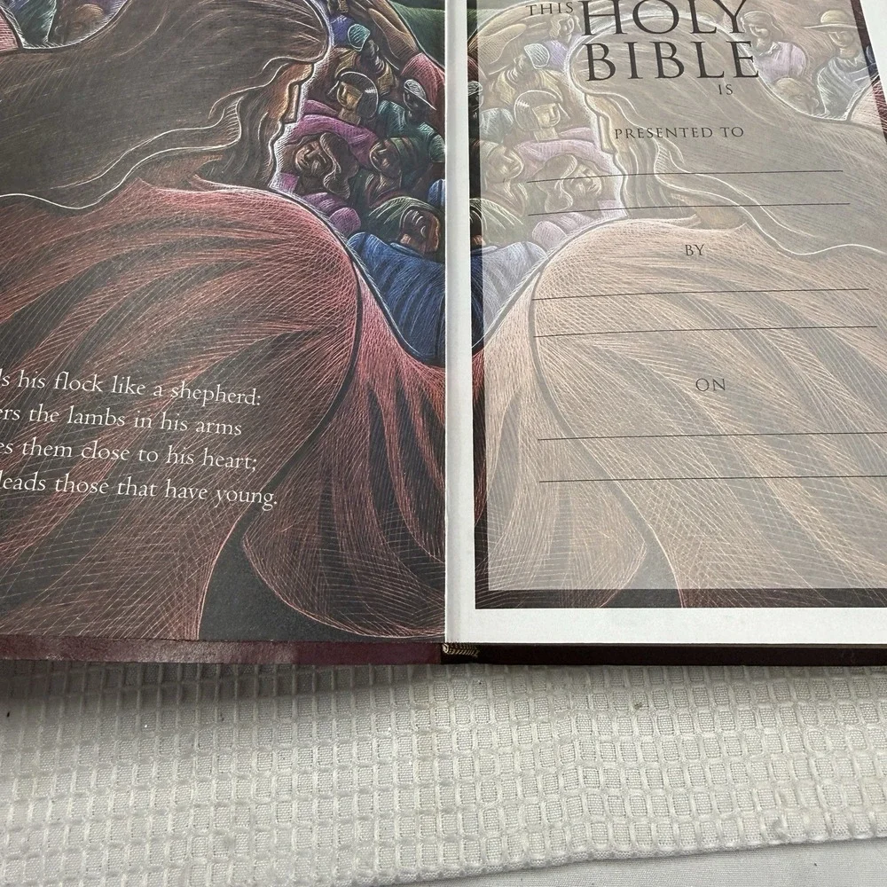 Holy Bible Non Denominational With Helps Red Letter Zondervan Religious 1984